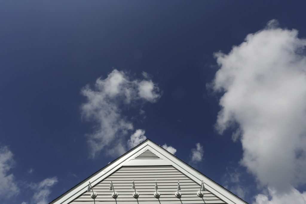 The sky over your installed siding